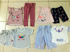 Toddler Girls Lot 4-2 Pc Pajamas Sz 3/4 See Desc For Brands Preowned (R) - £11.81 GBP