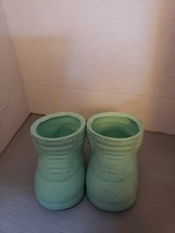 Cabbage Patch Doll Solid Form Boots High Top Sneakers Mint Green   - $460.71 MXN