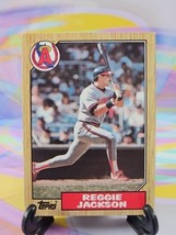 1987 Topps Baseball | Reggie Jackson Angels #300 - $0.99