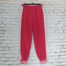 Cobra Windbreaker Track Pants Womens Large Pink Stripe  - $23.99