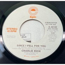 Charlie Rich Since I Fell For You 45 Country Promo Epic 8-50182 VG+/NM - £7.89 GBP