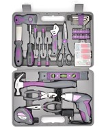 Werktough 44PCS 4V Cordless Screwdriver Tool Kit Set Pink Color Tools La... - $1,349.24 MXN