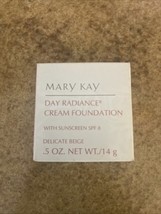 Mary Kay Day Radiance Cream Foundation Delicate Beige D-shape #6302 New ... - $68.39