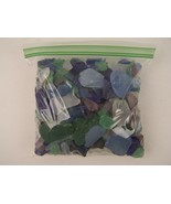 Bag Multi-Color Rough Cut Translucent Lava Rocks Gems Stones for Vase Ac... - £11.67 GBP