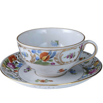 c1920 Carl Thieme Dresden Flowers Cup and Saucer - $84.15