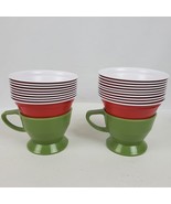 Vintage Mid Century Coffee Cup Holders w/ Red Solo Cups SET OF 2 - $22.44