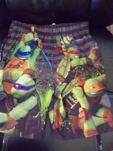 Nickelodeon Teenage Muntant Turtles Swim Trunks Size S Boy&#39;s NEW - £15.37 GBP