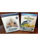 Snow White + Jungle Book (Blu-ray+DVD-No Digital) Collector Slipcovers-Free S&H! - £32.77 GBP