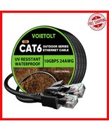High-Performance 100ft Cat 6 Ethernet Cable with Direct Burial &amp; UV Resi... - $35.63