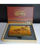 American Expedition Mallard Ducks Stainless Steel Business Card Holder NEW - $339.28 MXN