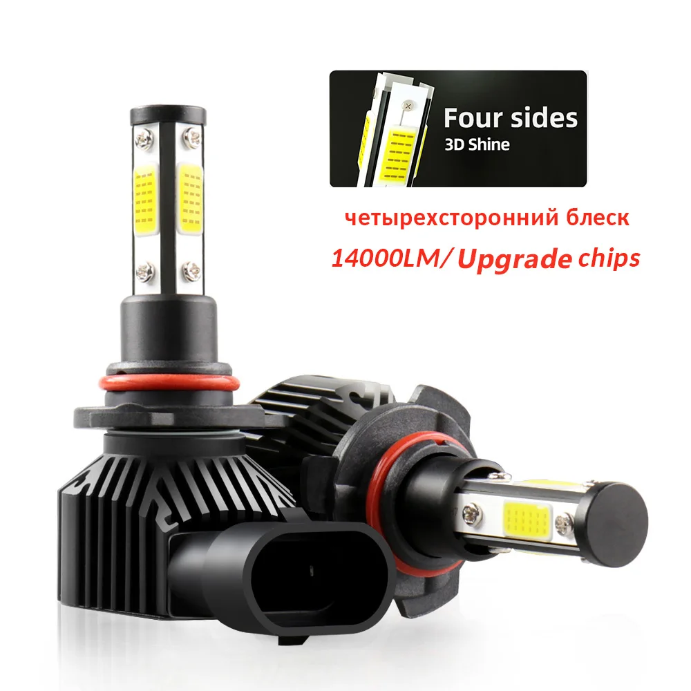 2Pcs 14000LM H7 H11 Led Headlight Bulb 360 Degree LED H8 H9 9005 HB3 9006 HB4 Au - £133.51 GBP
