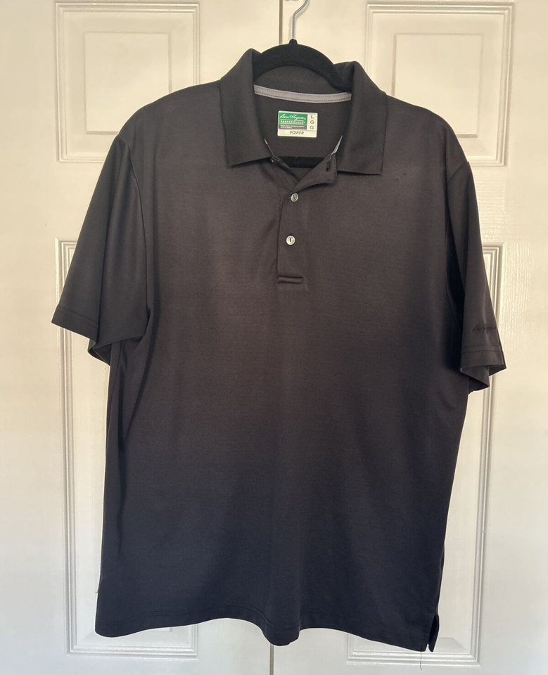 Ben Hogan Performance Polo Golf Shirt - Black Large - Pre-Owned - $8.99