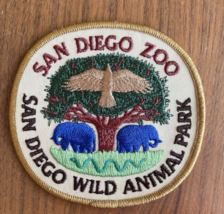 San Diego Zoo San Diego Wild Animal Park Patch Souvenir Embroidered Badge - £11.79 GBP