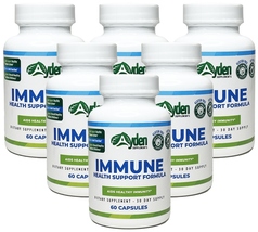 Immune System Health Booster Elderberry, Echinacea, Zinc, VITAMINS C, B6, E - 6 - $77.70