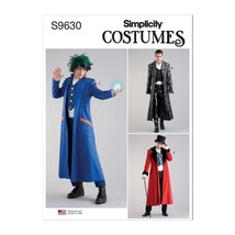 Simplicity Sewing Pattern 9630 11602 Costume Coats Wizard Mens Size 44-52 - £7.20 GBP