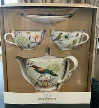 Grace Teaware 5-piece Porcelain Gift Set in a gift box - NEW 2024 Spring... - £93.88 GBP