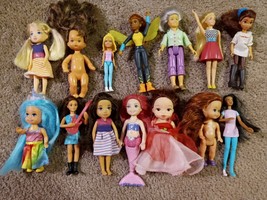 Lot Of 14- 5 Inch Dolls - GUC- Fast Shipping Mattel Ect... - £14.09 GBP