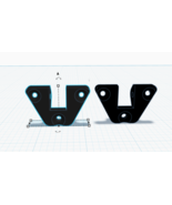 2x NEW Porsche 944 924 968 Center Sunroof Hinge Latch Bracket Mount 4778... - $29.18 CAD