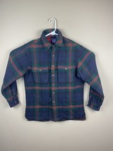 Gap men&#39;s size small plaid button down Insulated Very Heavy shirt - £17.36 GBP