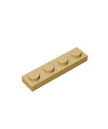 100pcs Part 3710 Plate 1x4 Tan Building Pieces Blocks Lot of Classic Bri... - $26.97 CAD
