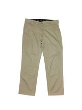 CAT Caterpillar Utility Pants Mens 40×32 Beige Canvas Flex Work Cargo  - $26.06 CAD