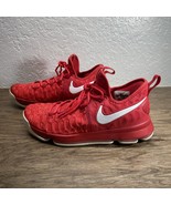 Nike KD 9 Varsity Red Shoes Sneakers Kicks Men&#39;s Size 10.5 843392-611 KG JD - $820.99 MXN