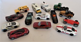 Mixed Diecast Toy Car Lot Majorette Matchbox Hot Wheels Real Toy (14) - £23.91 GBP