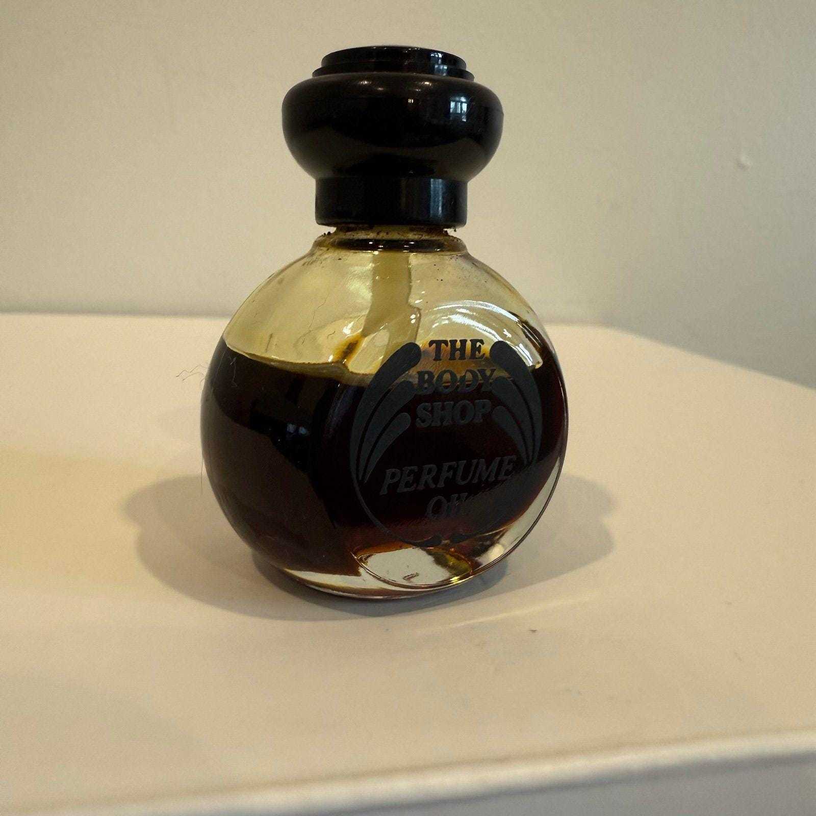 Vtg The Body Shop Perfume Oil Patchouli .5 oz / 70% Full Rare HTF Dabber... - $110.00