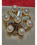 Crystal &amp;Faux Pearl earings.C.1995. - $20.37 CAD