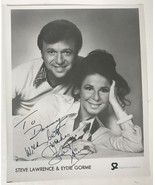 Steve Lawrence &amp; Eydie Gorme Autographed Signed Vintage Glossy 8x10 Photo - $944.61 MXN
