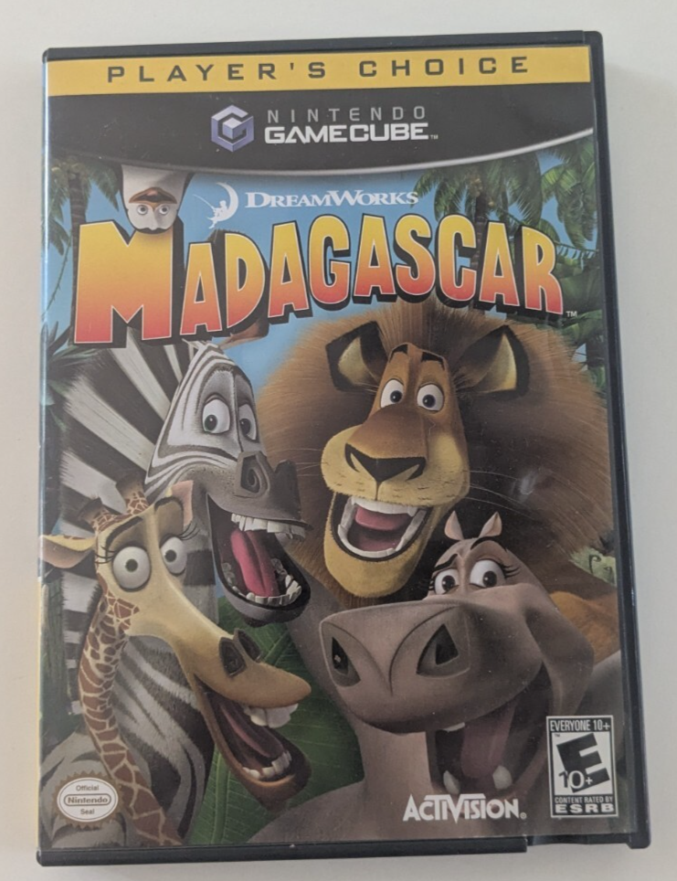 Madagascar (Nintendo GameCube, 2005) with Manual - $14.84