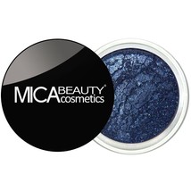 Mica Beauty Mineral Eye Shadow Glitter Deep Oc EAN 80 Dark Blue Full Sze 2.5g Ne W - £15.25 GBP