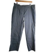 Ruby Rd. Charcoal Grey pull on stretch pants Sz 18 flat front slacks lik... - $368.57 MXN