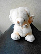 Russ Berrie White Prayer Bear W Wings Angel and Cross 8&quot; Tall Sitting - $9.45