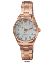 Rose Gold/White 5033-metal-band-watch - £27.00 GBP