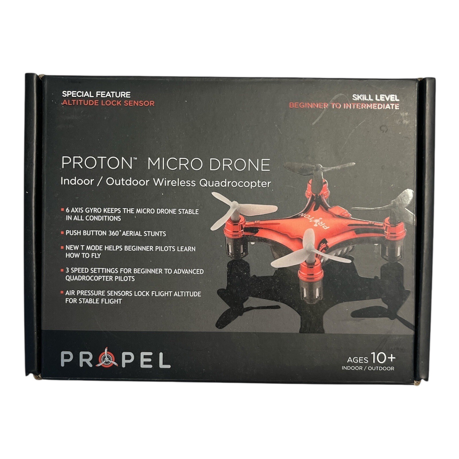 Propel Proton Micro Drone – Indoor/Outdoor Mini Quadcopter – Open Box, New - $22.00
