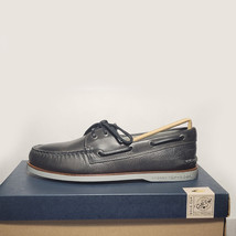 SPERRY Gold Cup Men Leather Boat Shoes Size 7 Gray New - £72.58 GBP