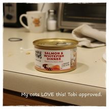 Salmon &amp; Whitefish Dinner Wet Cat Food in Savory Broth, 3 Ounce (Single ... - $34.82 MXN