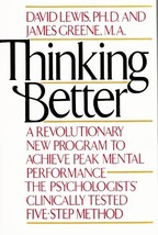 Thinking Better (1982 Softcover) Lewis, David &amp; Greene, James - £11.91 GBP