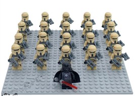 21pcs Clone Imperial Shoretroopers & Darth Vader Leader Star Wars Figures Blocks - £26.31 GBP