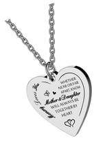 Daughter Heart Pendant Necklace You are Braver You - $47.43