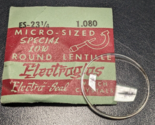 NOS Electroglas Micro-Size Special Low Round Lentille Watch Crystal ES-2... - $14.84