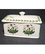 Portmeirion Botanic Garden Rectangular Lidded Trinket Box 5.5&quot; Cyclamen - $43.32 CAD