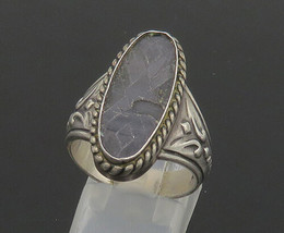 Carolyn Pollack 925 Silver - Vintage Black Onyx Cocktail Ring Sz 8 - RG20959 - £65.65 GBP