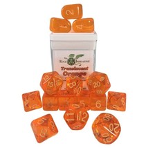 Role 4 Initiative 15-Set Translucent Orange with Light Orange with Arch&#39;d4 - £13.35 GBP