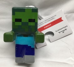 MINECRAFT ZOMBIE CHRISTMAS TREE ORNAMENT  HOLIDAY NEW w/ TAG Mine Craft - $276.80 MXN