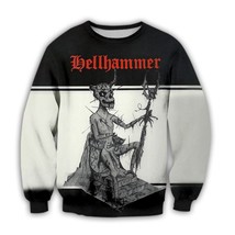 CAVVING 3D Printed  Hellhammer    Crewneck Sweatshirts Harajuku Styles Tops Long - $102.66