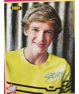 Cody Simpson teen magazine pinup clippings teen idols yellow shirt Tiger... - £2.75 GBP