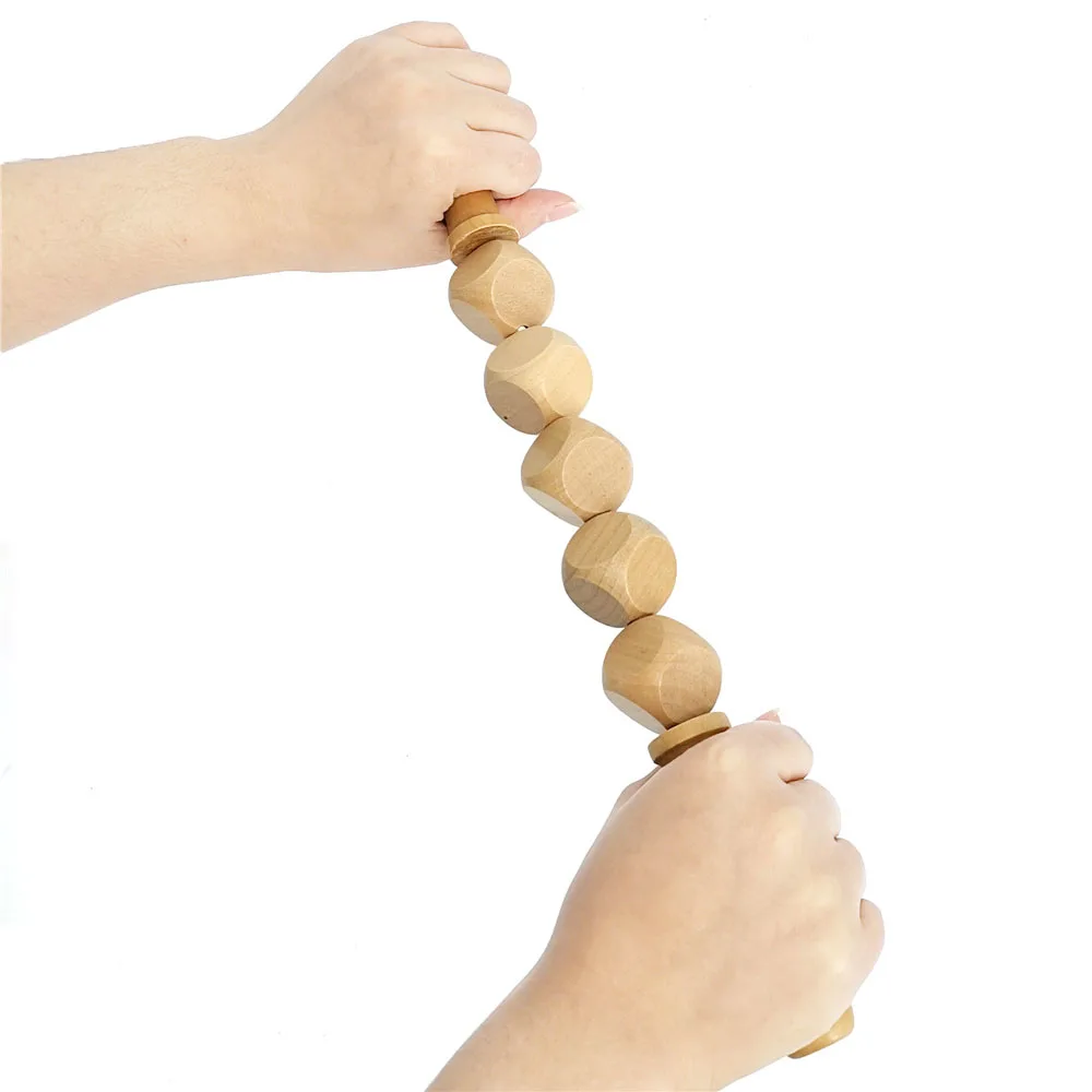 Game Fun Play Toys Wooden Body MAage Tool Foot Reflexology Acupuncture Thai MAag - £23.25 GBP