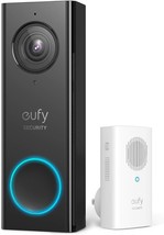 Eufy Security Wi-Fi Video Doorbell With 2K Resolution, Real-Time Response, No - £50.81 GBP